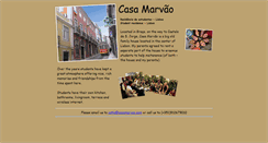 Desktop Screenshot of casamarvao.com