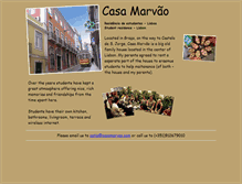 Tablet Screenshot of casamarvao.com